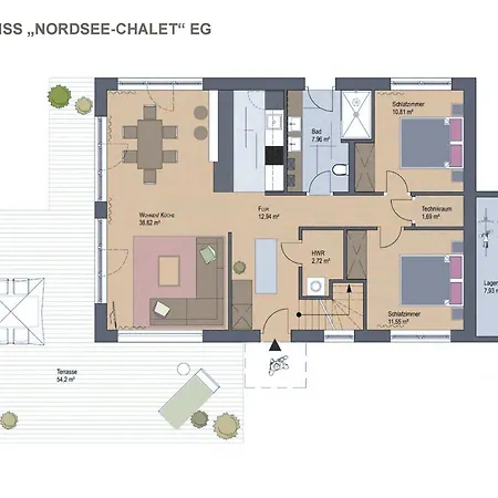Holiday home Gud Jard Nr 14 - Design-ferienhaus Mit Exklusiver Ausstattung *